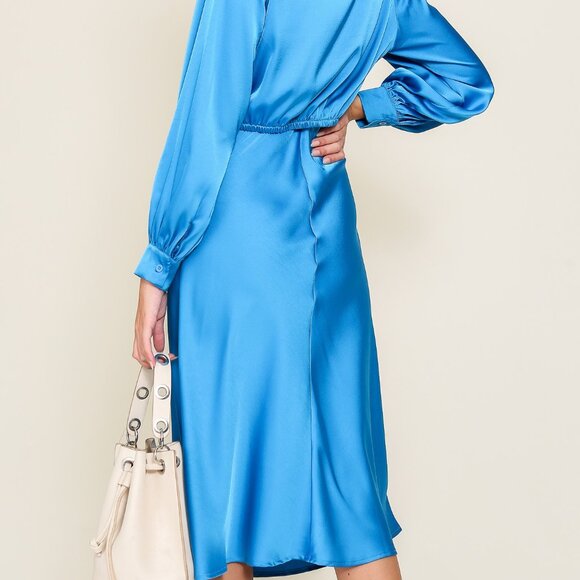 Midi Spaghetti Strap Slip Dress With Crop Top-med - Picture 1 of 3
